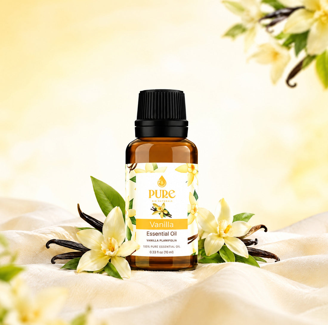 Vanilla Essential Oil: Benefits, Uses & How to Choose Pure Vanilla Oil