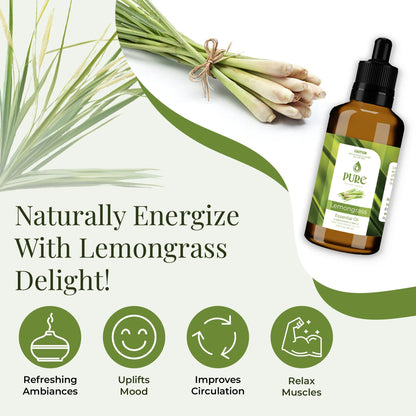 Pure Lemongrass Essential Oil