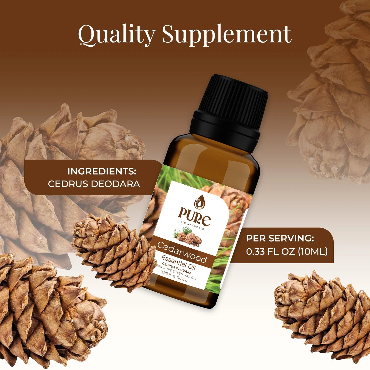 Pure Cedarwood Essential Oil