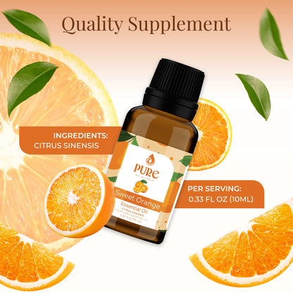 Pure Sweet Orange Essential Oil