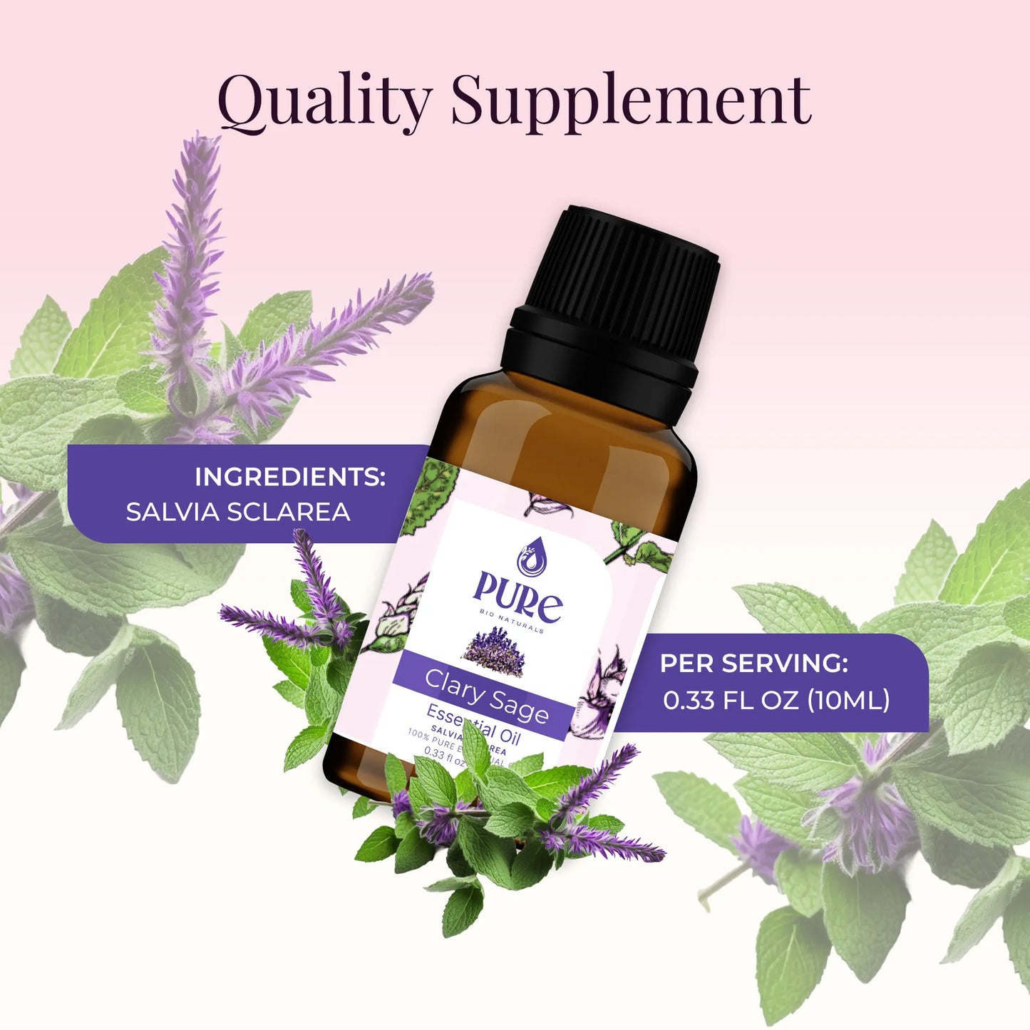 Pure Clary Sage Essential Oil