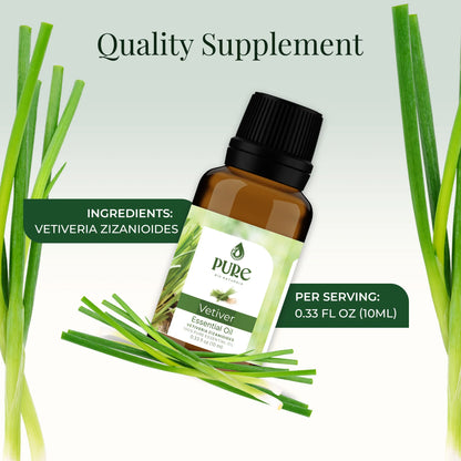 Pure Vetiver Essential Oil