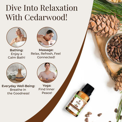 Pure Cedarwood Essential Oil