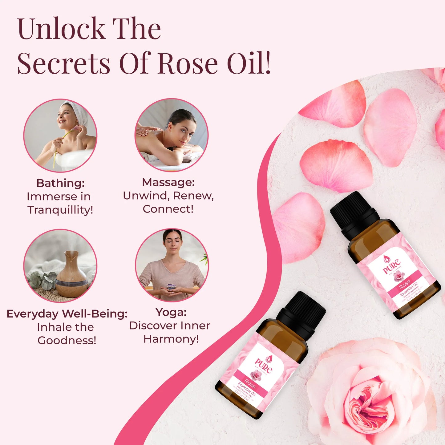 Pure Rose Essential Oil