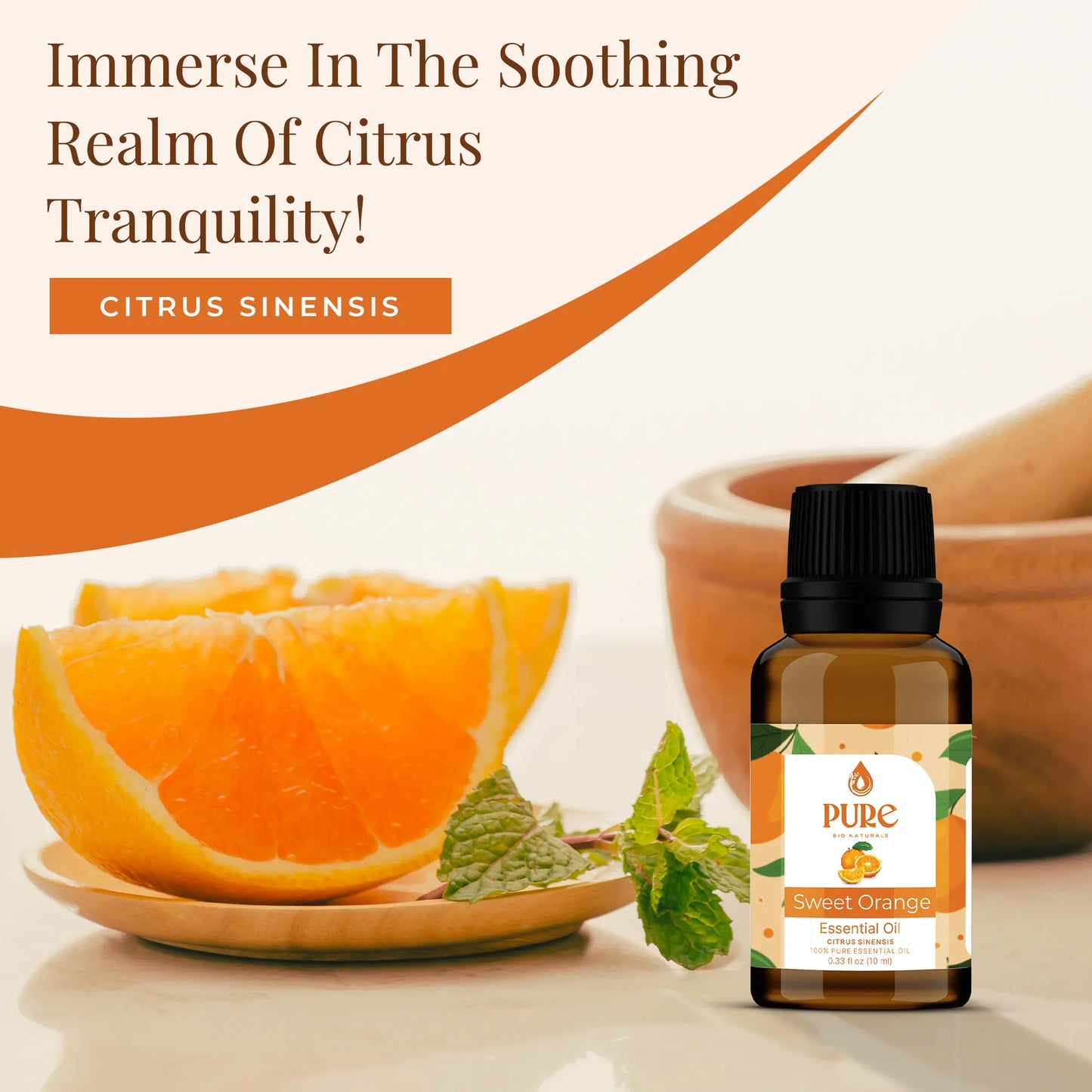 Pure Sweet Orange Essential Oil