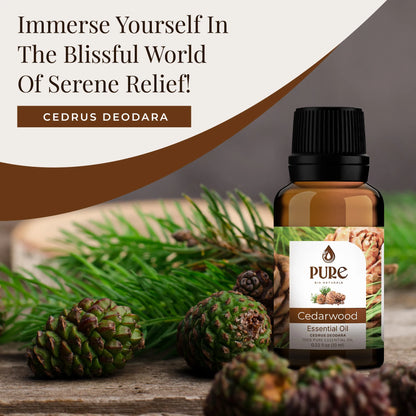 Pure Cedarwood Essential Oil